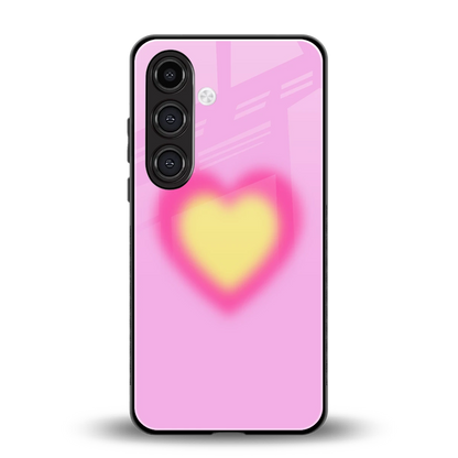 Heart Spectrum back phone cover | glass case for samsung galaxy s24