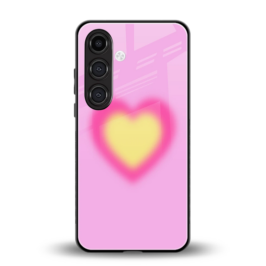Heart Spectrum back phone cover | glass case for samsung galaxy s24