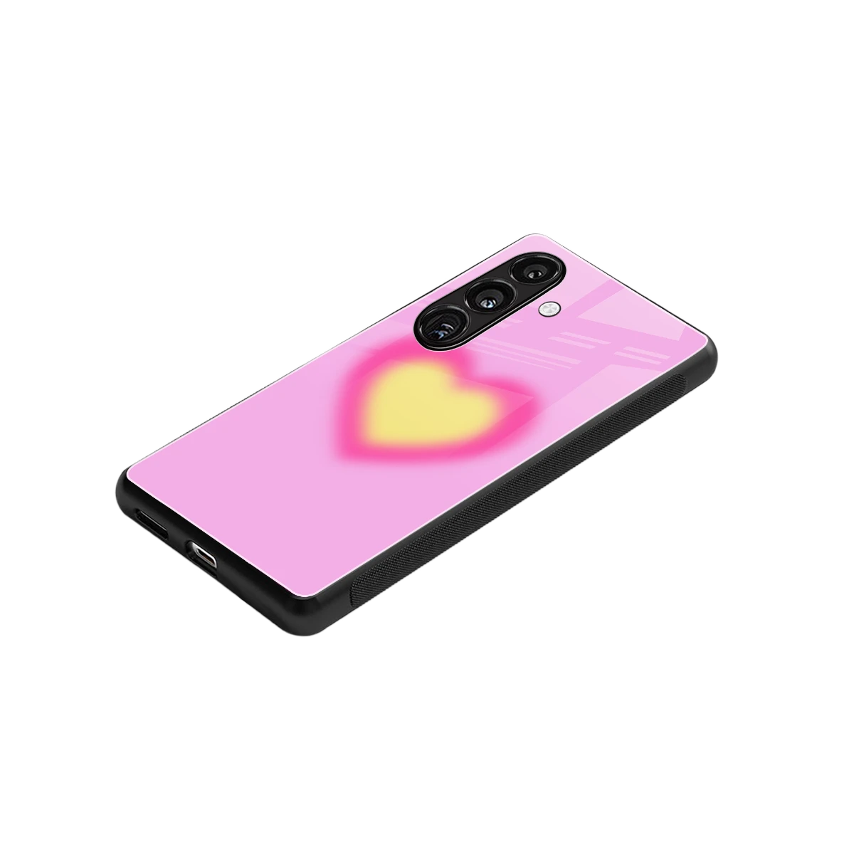 Heart Spectrum stylish phone case for samsung galaxy s24 | glossy glass and slim fit
