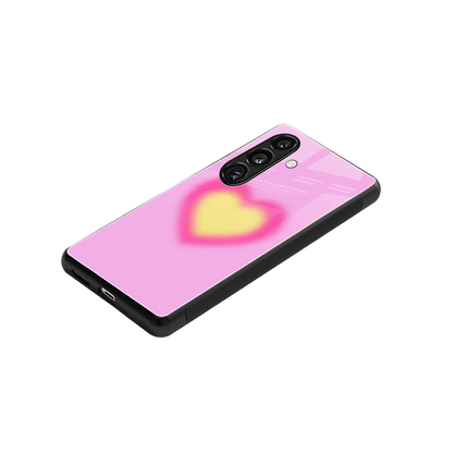 Heart Spectrum stylish phone case for samsung galaxy s24 | glossy glass and slim fit