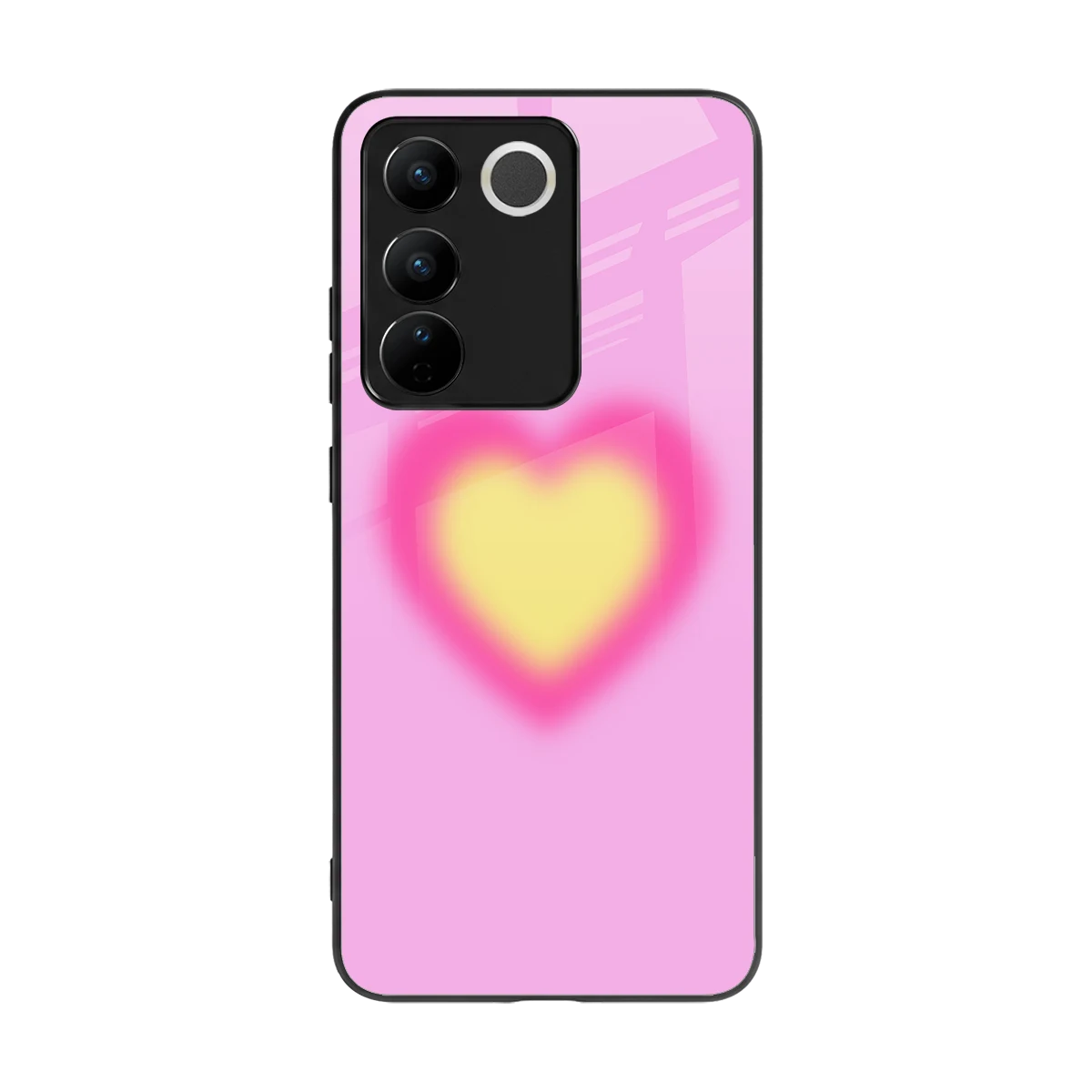 Heart Spectrum back phone cover | glass case for vivo v27 5g