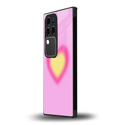 Heart Spectrumvivo v30 pro mobile cover | shockproof glass phone case