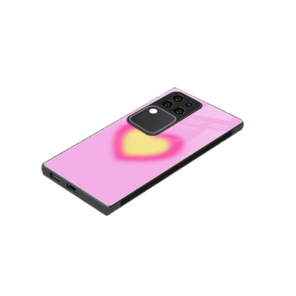 Heart Spectrum stylish phone case forvivo v30 pro | glossy glass and slim fit