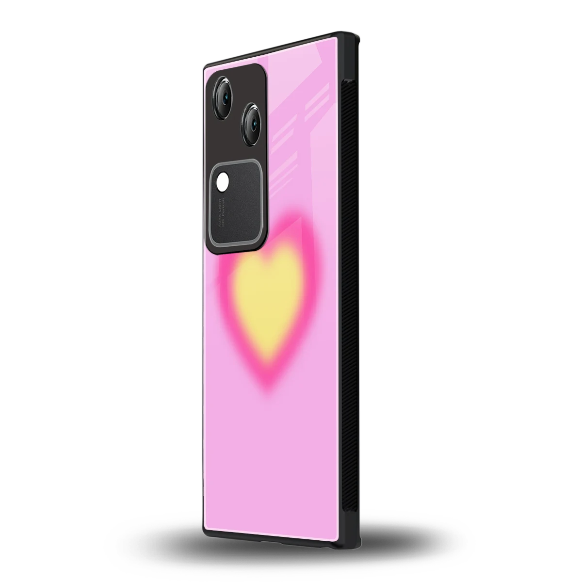 Heart Spectrum vivo v30 mobile cover | shockproof glass phone case