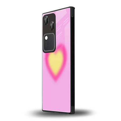 Heart Spectrum vivo v30 mobile cover | shockproof glass phone case