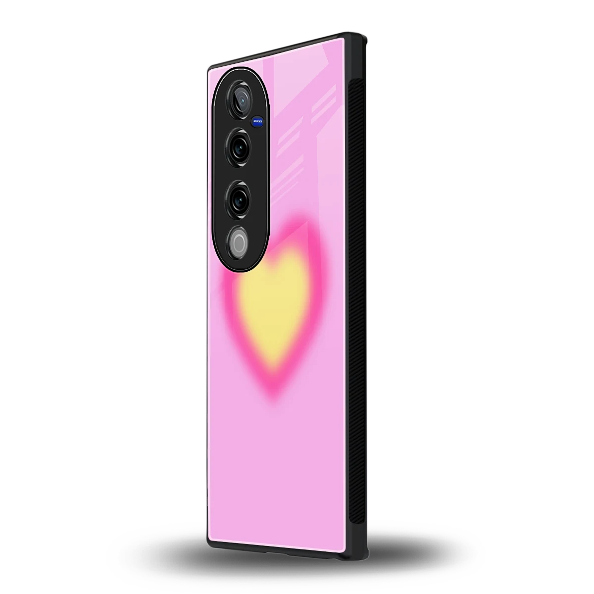 Heart Spectrum vivo v40 pro mobile cover | shockproof glass phone case