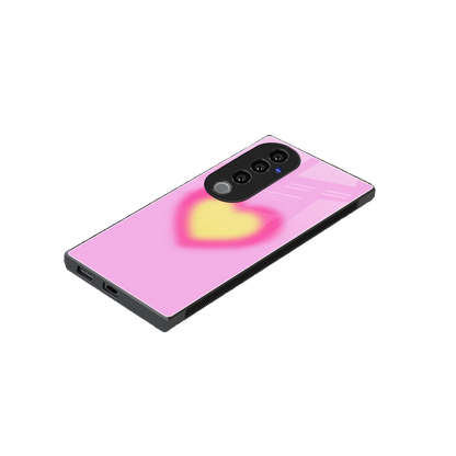 Heart Spectrum stylish phone case for vivo v40 pro | glossy glass and slim fit