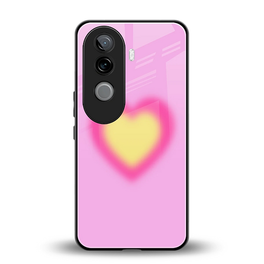 Heart Spectrum back phone cover | glass case for vivo v40e