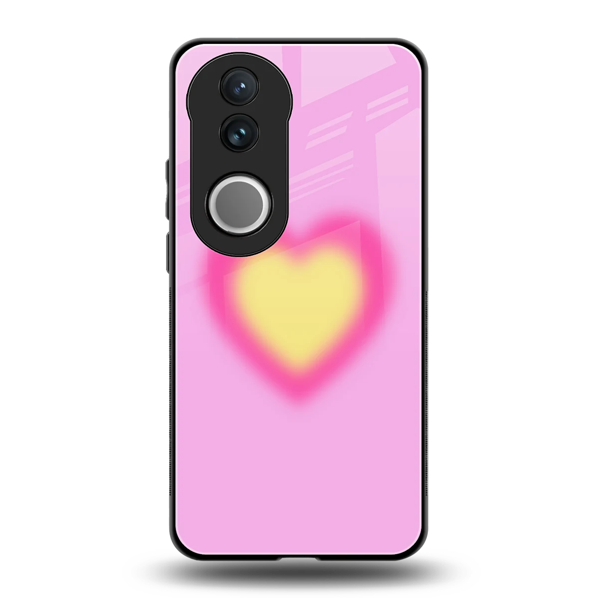 Heart Spectrum back phone cover | glass case for vivo v50