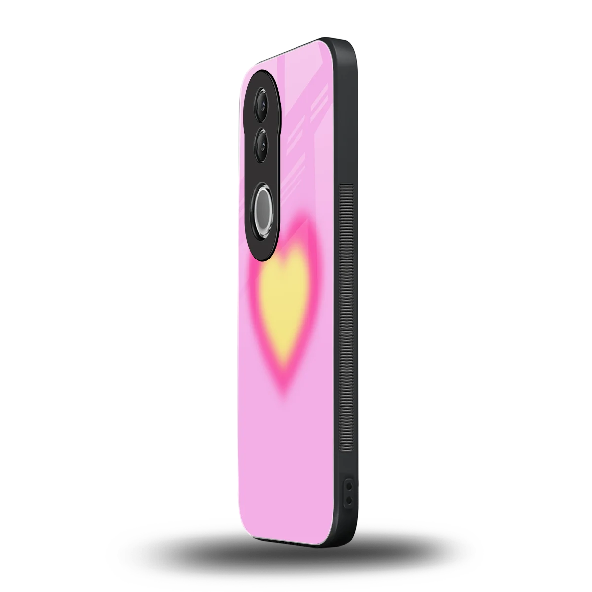 Heart Spectrum vivo v50 mobile cover | shockproof glass phone case