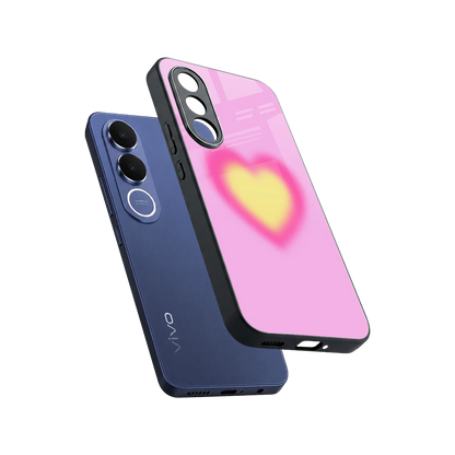 Heart Spectrum sleek vivo v70 fe cover with tempered glass back and TPU edges