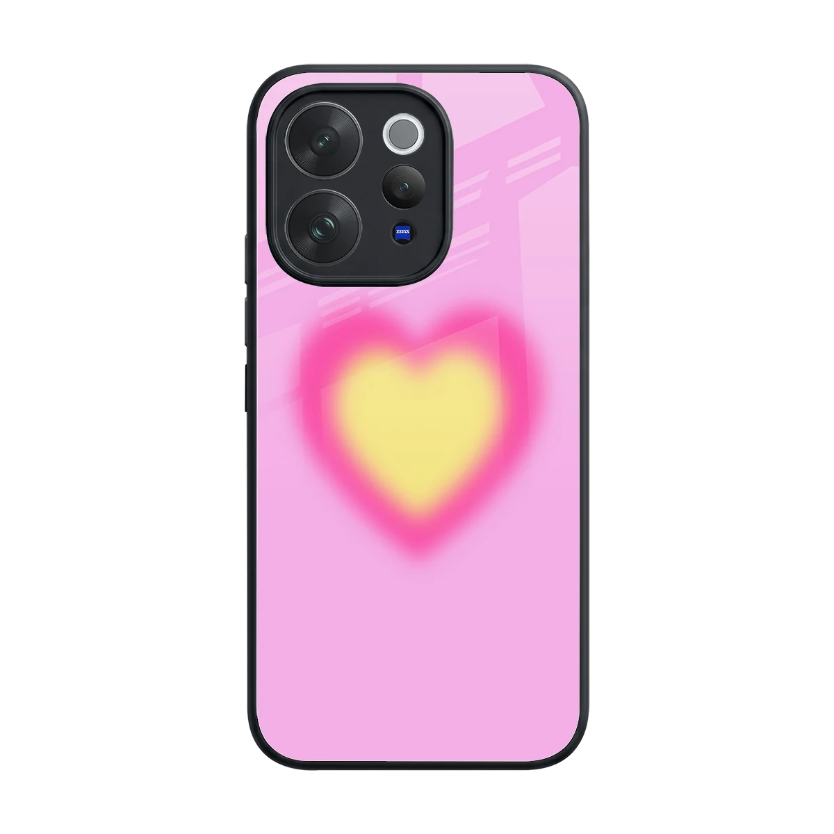 Heart Spectrum back phone cover | glass case for vivo v70