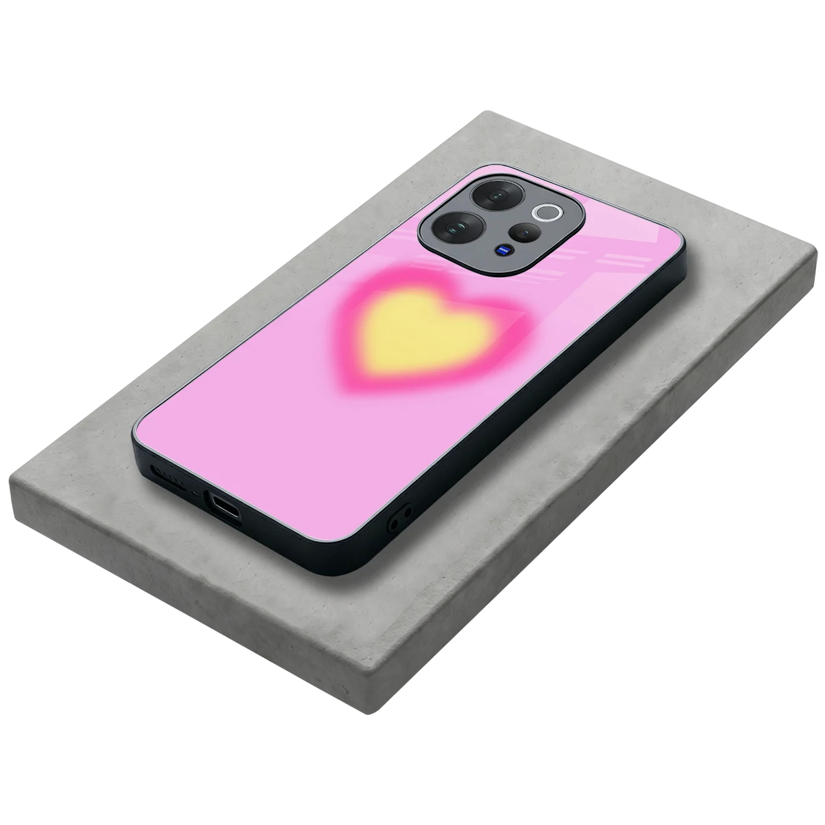 Heart Spectrum stylish phone case for vivo v70 | glossy glass and slim fit