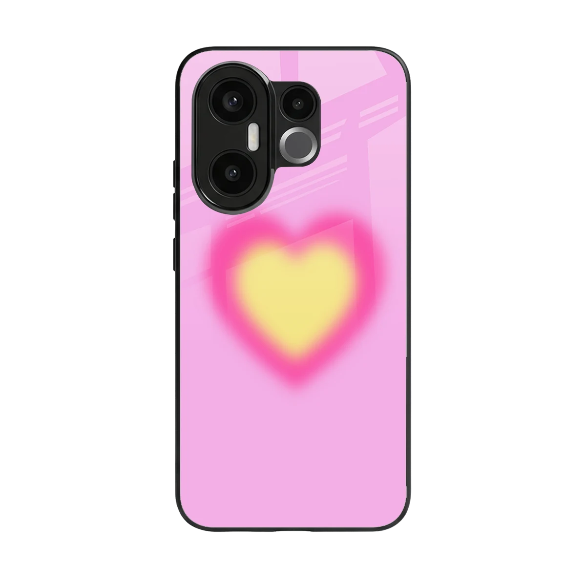 Heart Spectrum back phone cover | glass case for vivo x200 fe