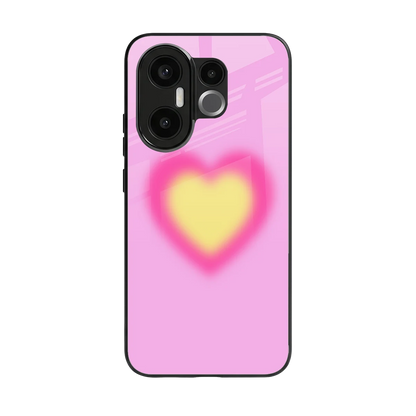 Heart Spectrum back phone cover | glass case for vivo x200 fe