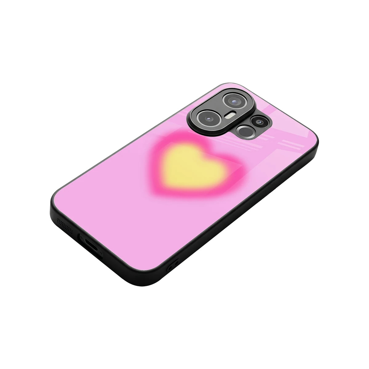 Heart Spectrum stylish phone case for vivo x200 fe | glossy glass and slim fit