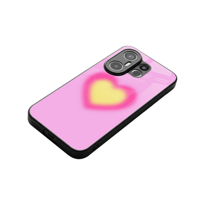Heart Spectrum stylish phone case for vivo x200 fe | glossy glass and slim fit