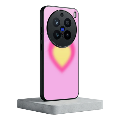 Heart Spectrum vivo x200 pro mobile cover | shockproof glass phone case