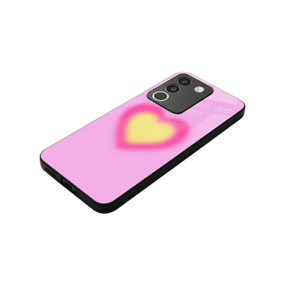 Heart Spectrum stylish phone case for vivo y200 5g | glossy glass and slim fit