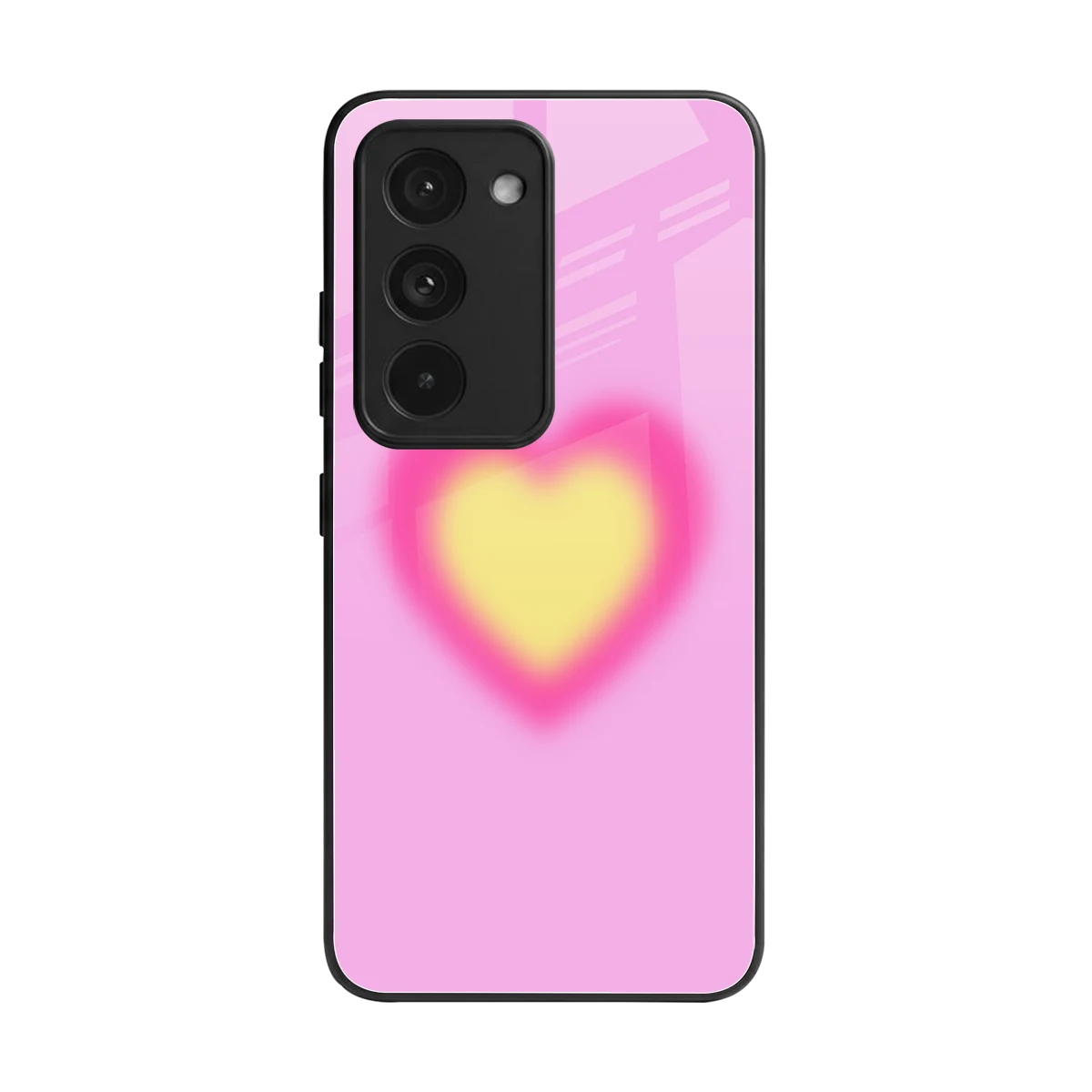 Heart Spectrum back phone cover | glass case for redmi 15 5g