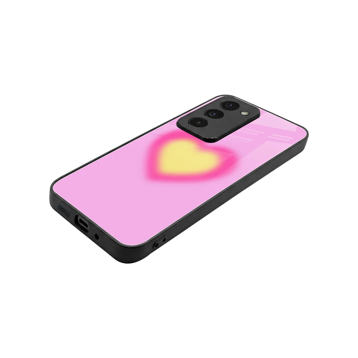 Heart Spectrum stylish phone case for redmi 15 5g | glossy glass and slim fit
