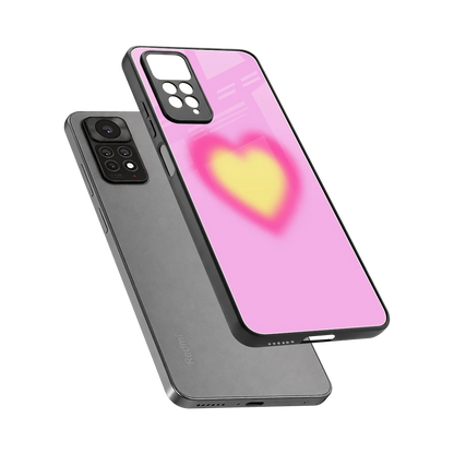 Heart Spectrum sleek redmi note 11 pro cover with tempered glass back and TPU edges