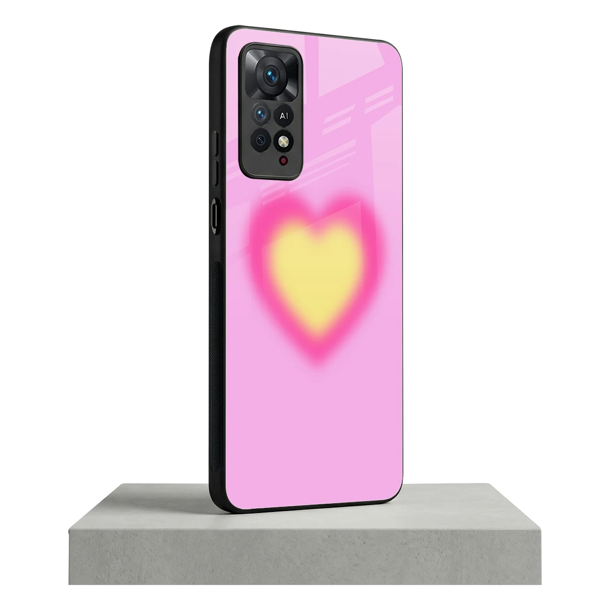 Heart Spectrum redmi note 11 pro mobile cover | shockproof glass phone case