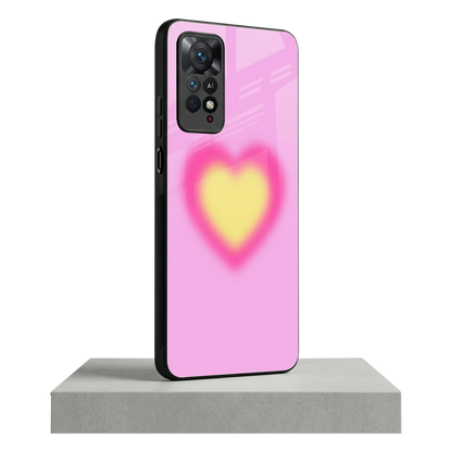 Heart Spectrum redmi note 11 pro mobile cover | shockproof glass phone case