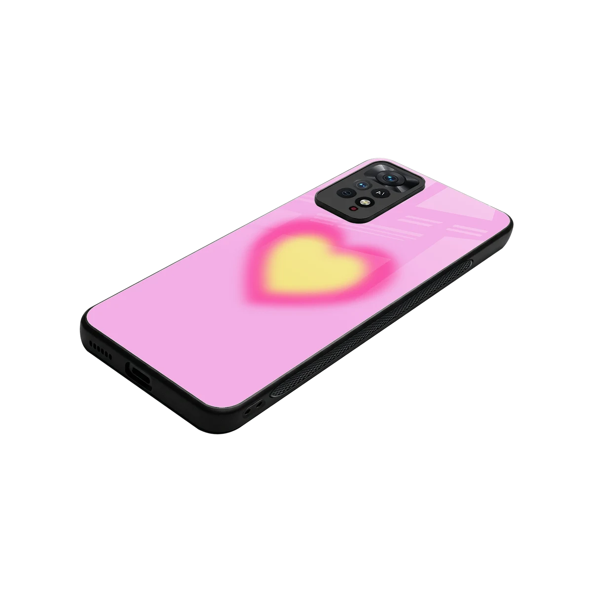 Heart Spectrum stylish phone case for redmi note 11 pro | glossy glass and slim fit