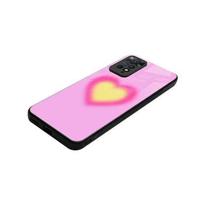 Heart Spectrum stylish phone case for redmi note 11 pro | glossy glass and slim fit