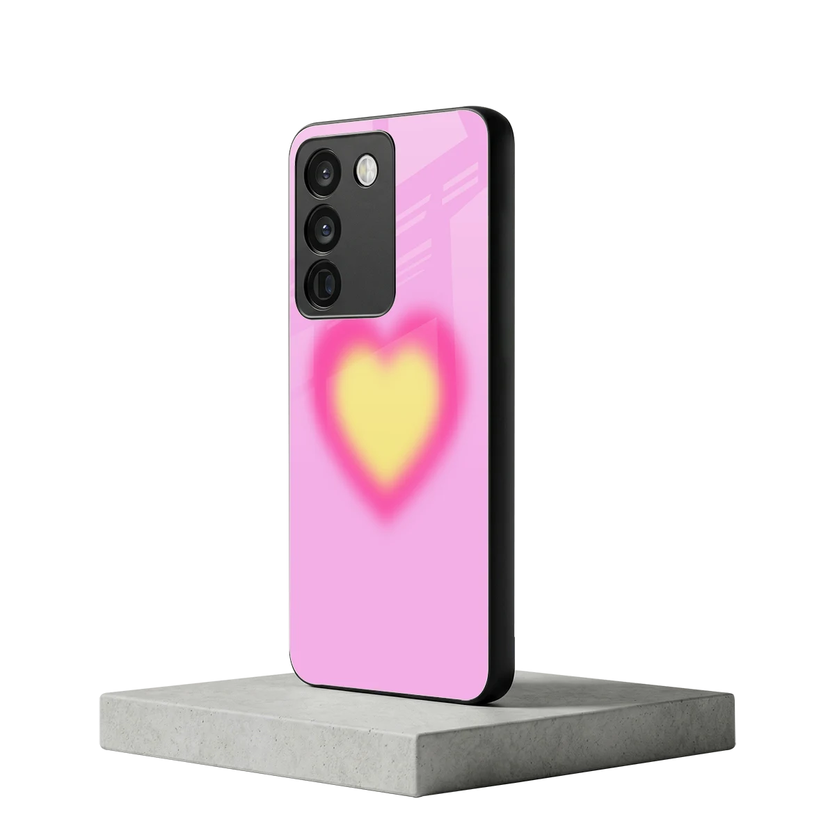 Heart Spectrum vivo y200 5g mobile cover | shockproof glass phone case