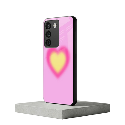 Heart Spectrum vivo y200 5g mobile cover | shockproof glass phone case