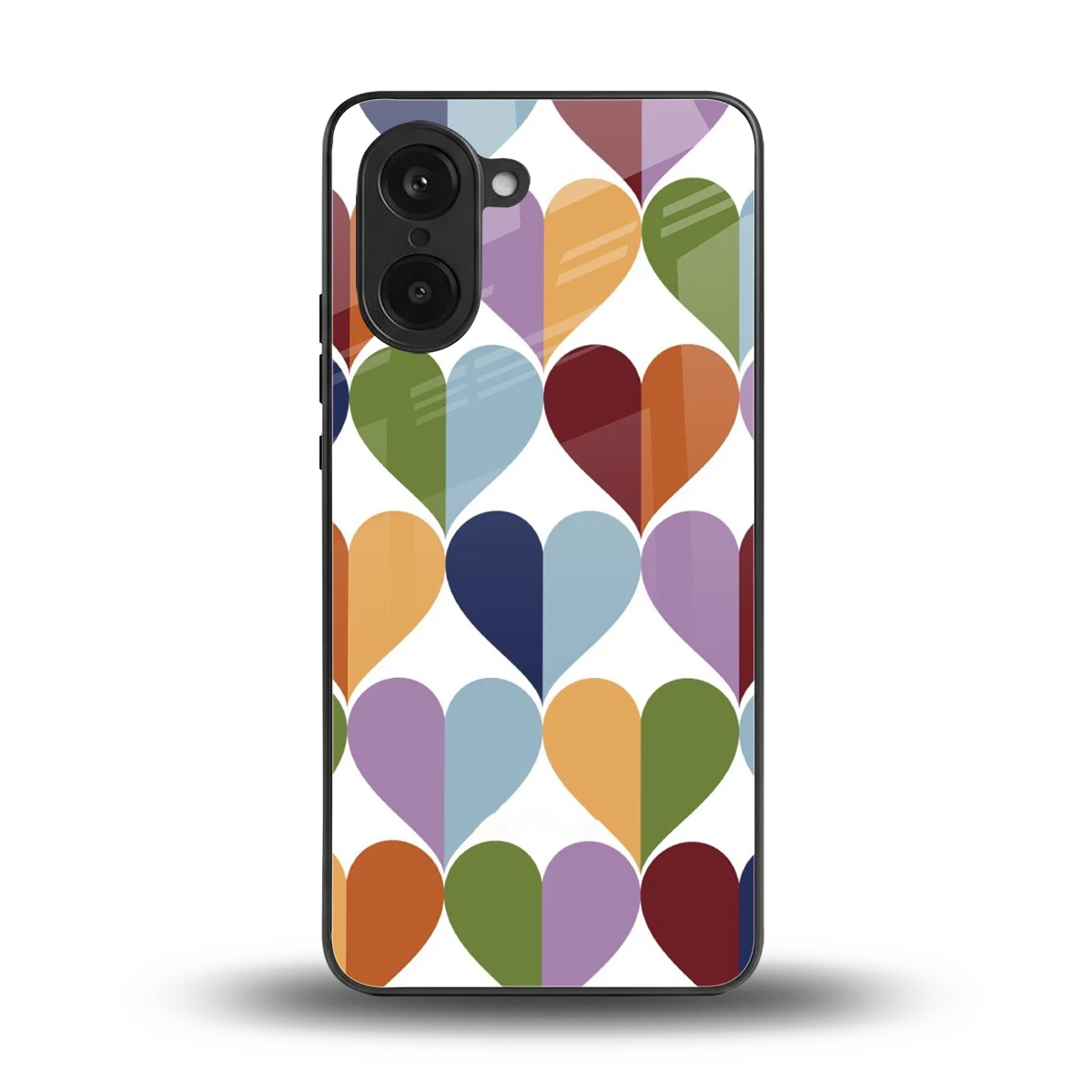 Heart Splash back phone cover | glass case for oneplus nord ce5 5g