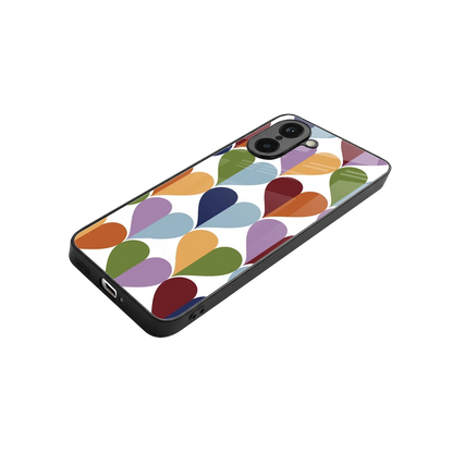 Heart Splash stylish phone case for oneplus nord ce5 5g | glossy glass and slim fit