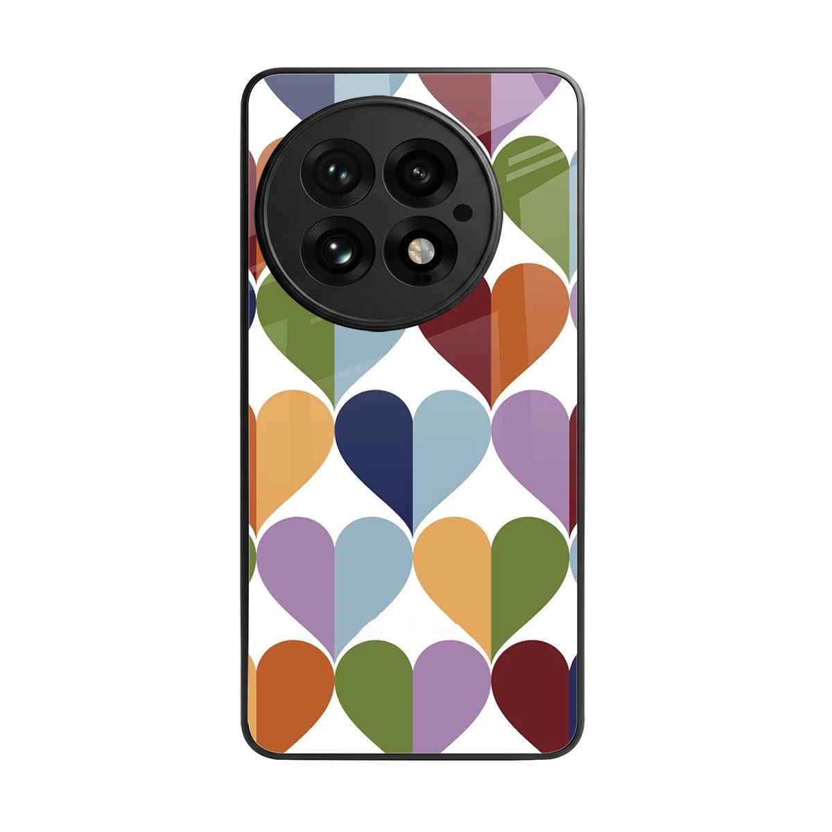 Heart Splash back phone cover | glass case for oneplus 13