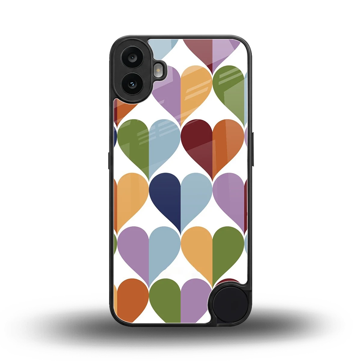 Heart Splash back phone cover | glass case for cmf nothing phone 1