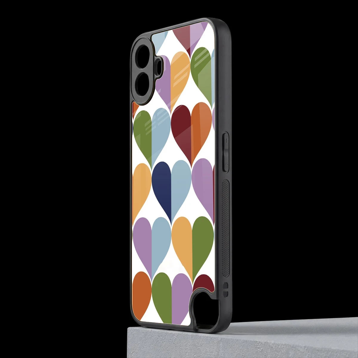 Heart Splash cmf nothing phone 1 mobile cover | shockproof glass phone case