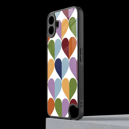 Heart Splash cmf nothing phone 1 mobile cover | shockproof glass phone case