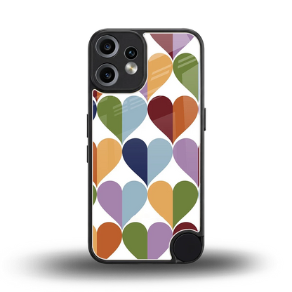 Heart Splash back phone cover | glass case for cmf nothing phone 2 pro