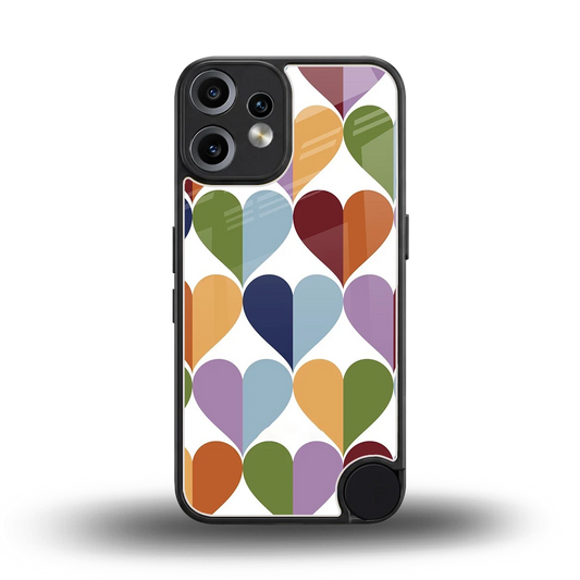 Heart Splash back phone cover | glass case for cmf nothing phone 2 pro