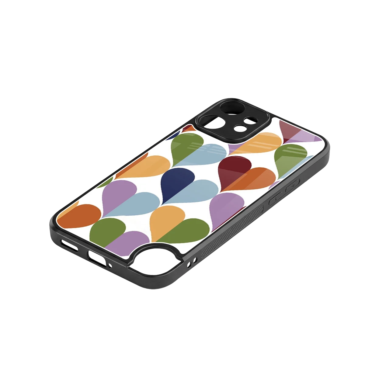 Heart Splash stylish phone case for cmf nothing phone 2 pro | glossy glass and slim fit