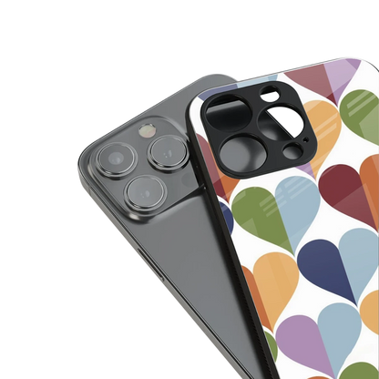 Heart Splash stylish phone case for iphone 12 mini | glossy glass and slim fit