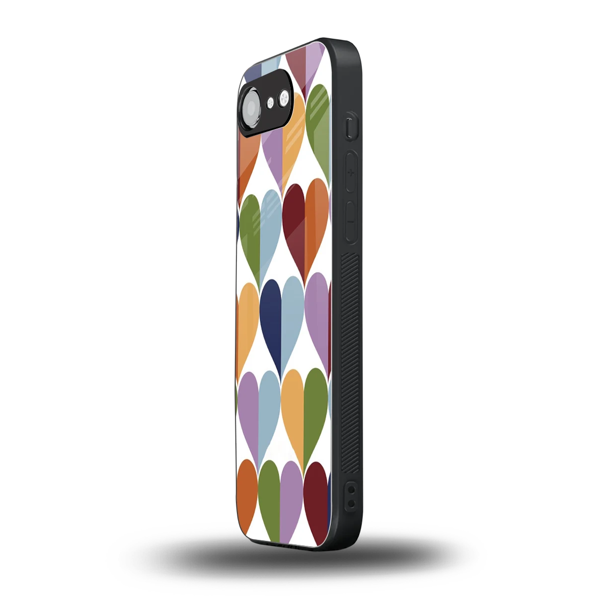 Heart Splash iphone 17e mobile cover | shockproof glass phone case