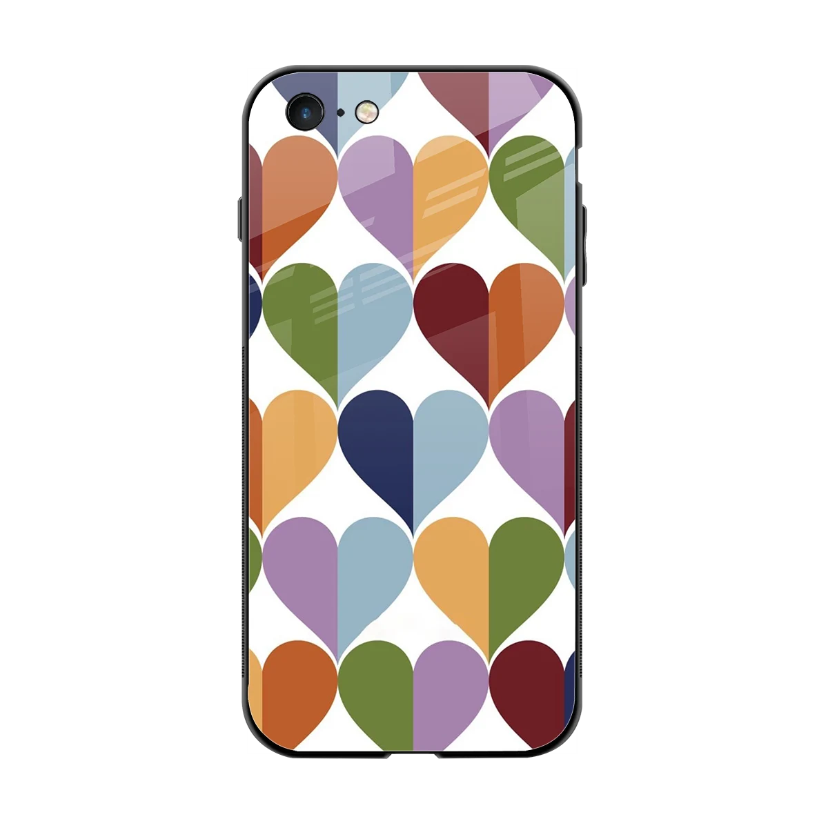 Heart Splash back phone cover | glass case for iphone 6