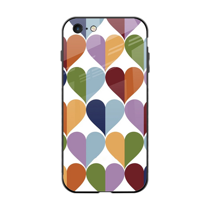 Heart Splash back phone cover | glass case for iphone 6
