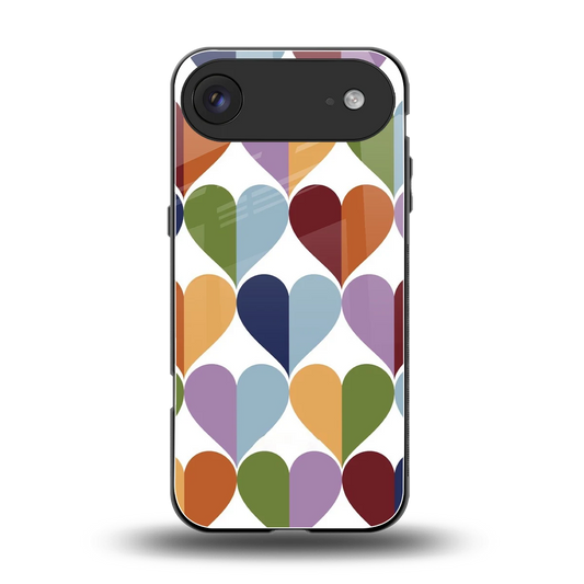 Heart Splash back phone cover | glass case for iphone air