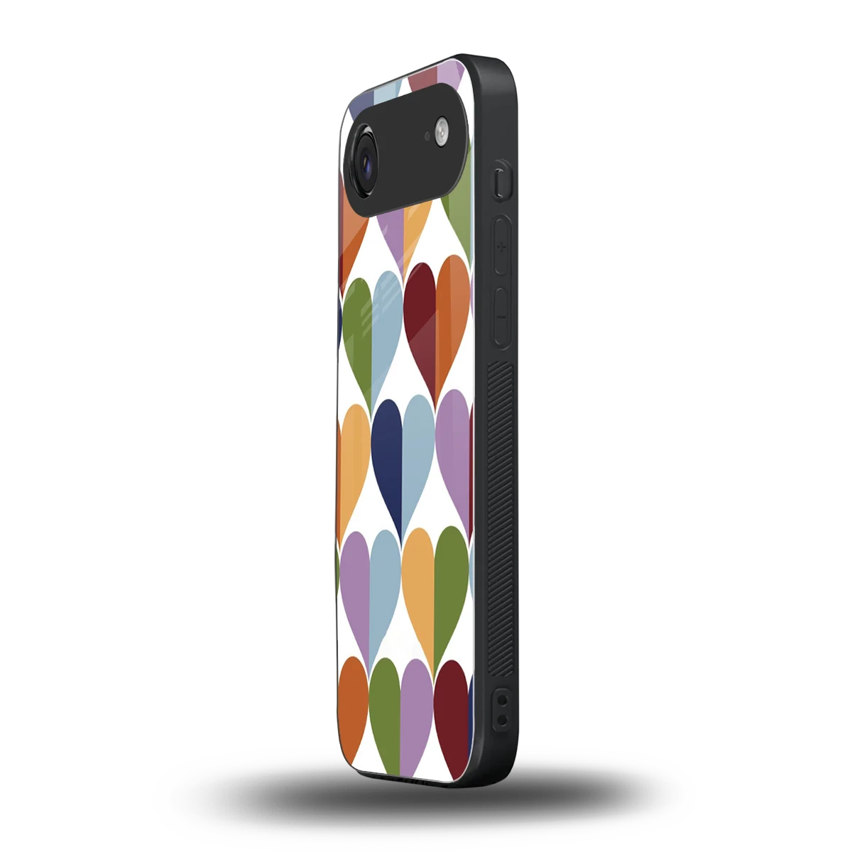 Heart Splash iphone air mobile cover | shockproof glass phone case