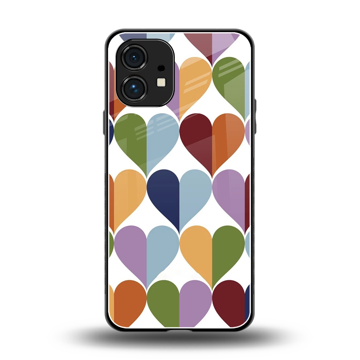 Heart Splash back phone cover | glass case for nothing phone 1