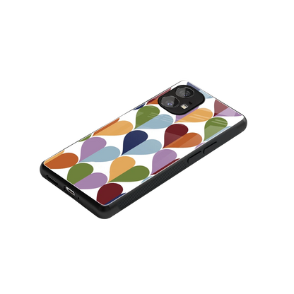 Heart Splash stylish phone case for nothing phone 1 | glossy glass and slim fit