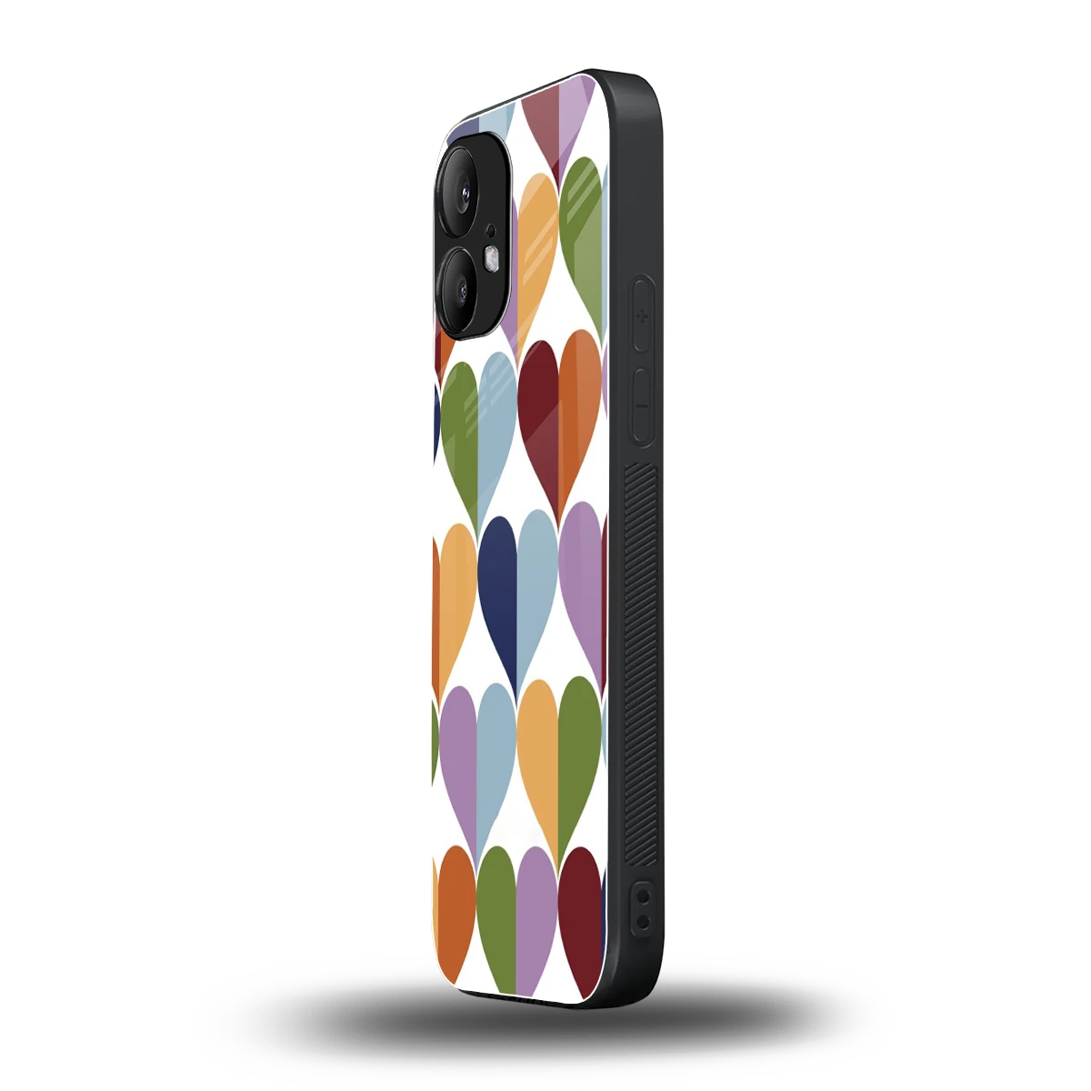 Heart Splash nothing phone 2 mobile cover | shockproof glass phone case